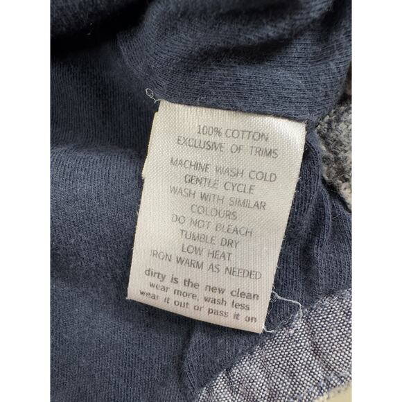 Horny Toad Womens Flannel Shacket Top S Blue Plaid Workwear Outdoor Hike Grunge - Picture 5 of 16